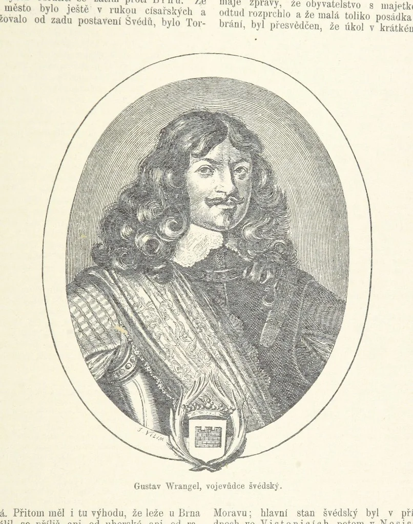 An illustration from Dějiny Cech a Moravy od roku 1620 do roku 1648. Col. 1372, 1891, leaf 625