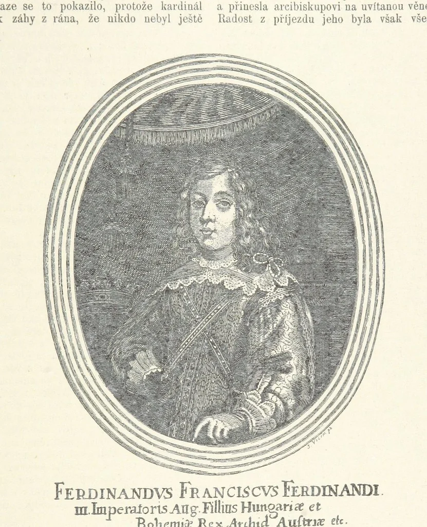An illustration from Dějiny Cech a Moravy od roku 1620 do roku 1648. Col. 1372, 1891, leaf 633