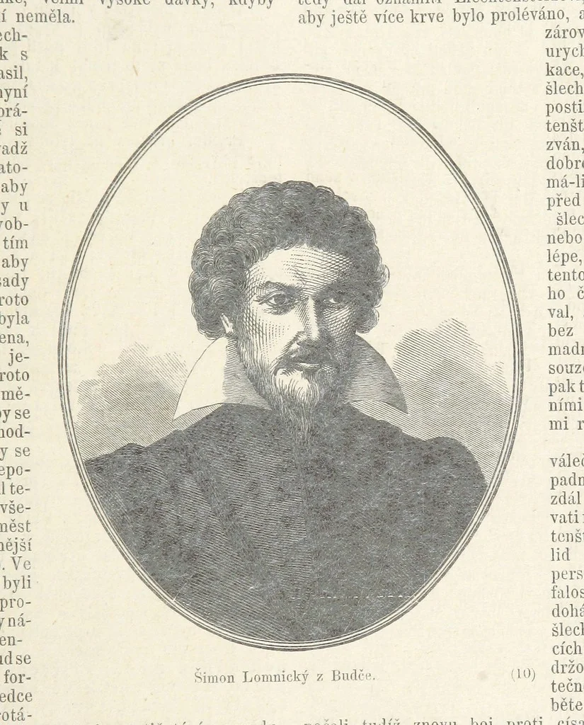 An illustration from Dějiny Cech a Moravy od roku 1620 do roku 1648. Col. 1372, 1891, leaf 93