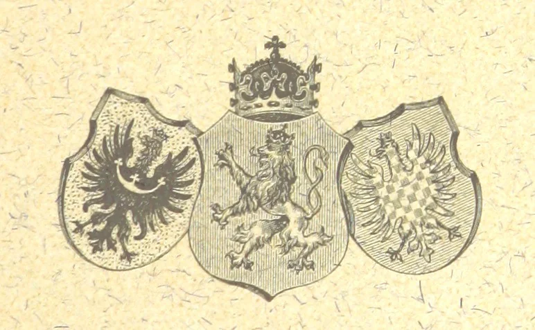 An illustration from Úplný místopisný slovník Královstvi Českého, etc. (II. Část historická.-Místopisný slovník historický Království Českého. Sepsal A. Sedláčck.), 1893, leaf 1731