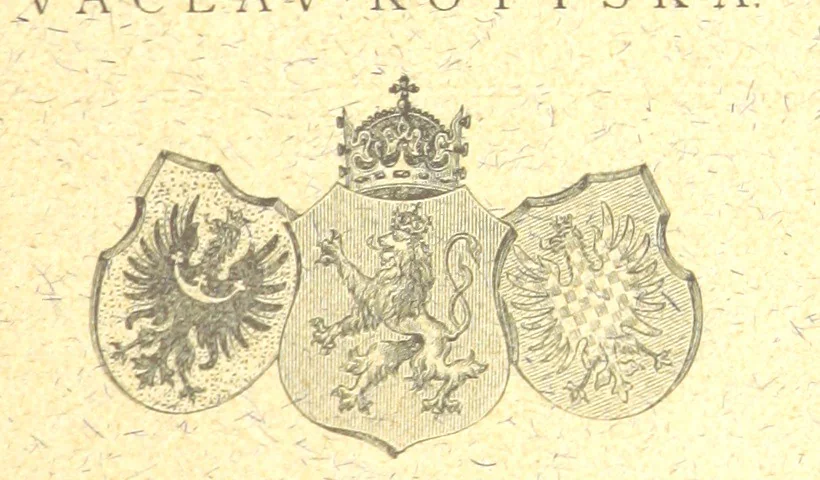 An illustration from Úplný místopisný slovník Královstvi Českého, etc. (II. Část historická.-Místopisný slovník historický Království Českého. Sepsal A. Sedláčck.), 1893, leaf 1739
