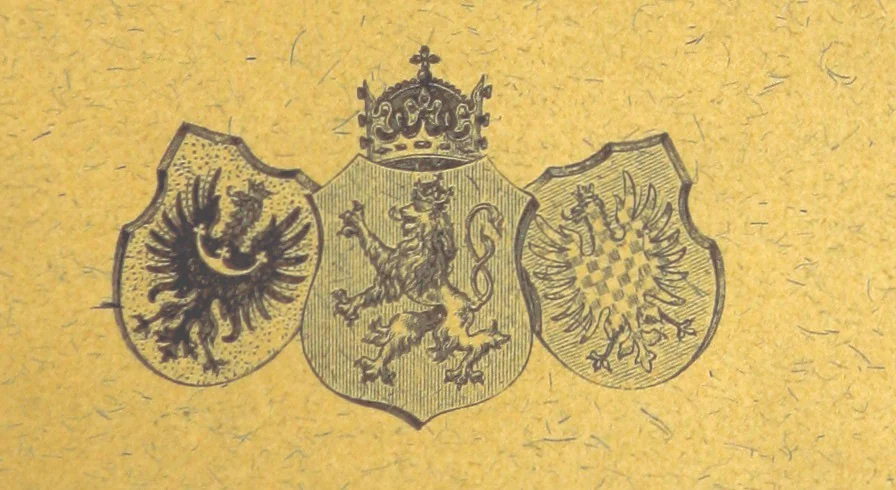 An illustration from Úplný místopisný slovník Královstvi Českého, etc. (II. Část historická.-Místopisný slovník historický Království Českého. Sepsal A. Sedláčck.), 1893, leaf 1759