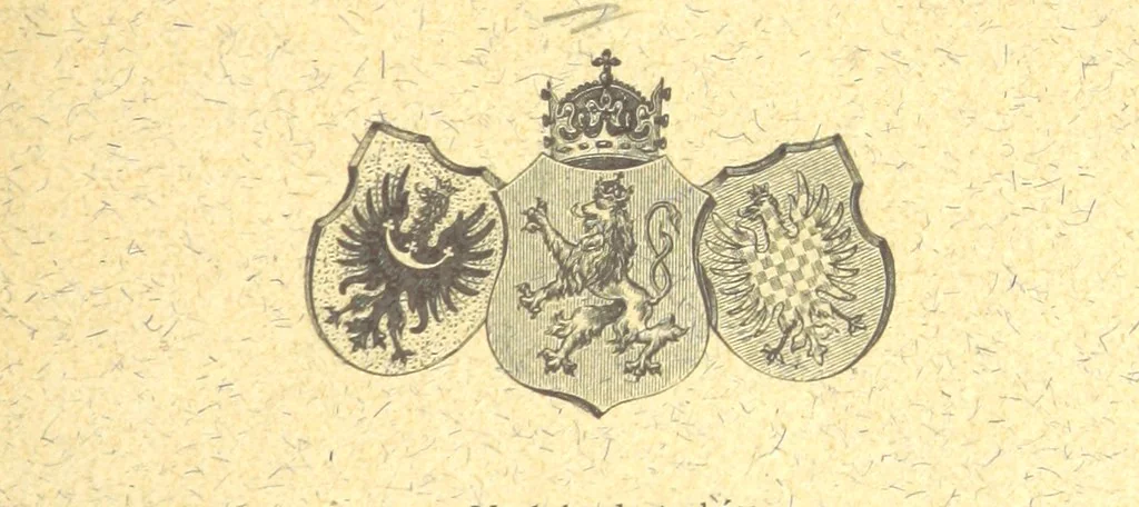An illustration from Úplný místopisný slovník Královstvi Českého, etc. (II. Část historická.-Místopisný slovník historický Království Českého. Sepsal A. Sedláčck.), 1893, leaf 1783