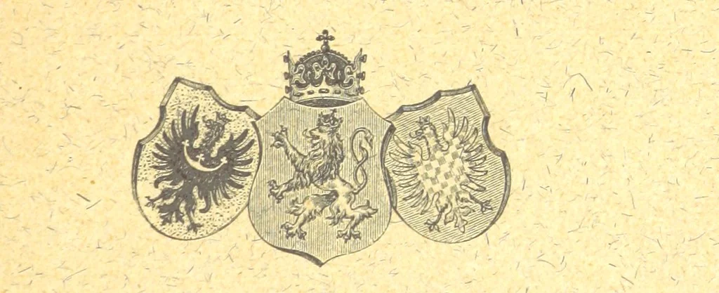 An illustration from Úplný místopisný slovník Královstvi Českého, etc. (II. Část historická.-Místopisný slovník historický Království Českého. Sepsal A. Sedláčck.), 1893, leaf 1859