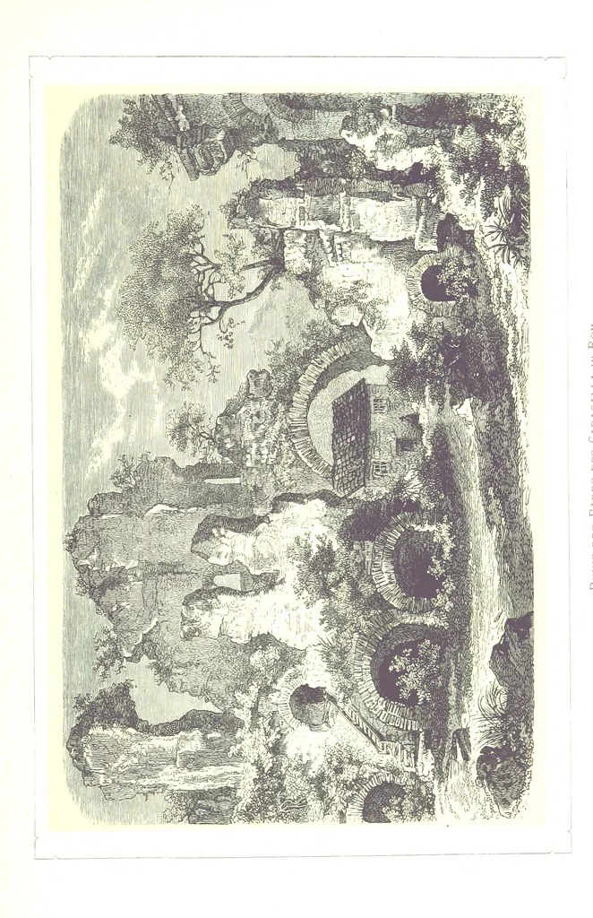 An illustration from Rom und seine Umgebung in Holzschnitten, nach Skizzen ... von C. Zimmermann mit erläuterndem Texte von Prof. Dr Kühne, 1870, leaf 101