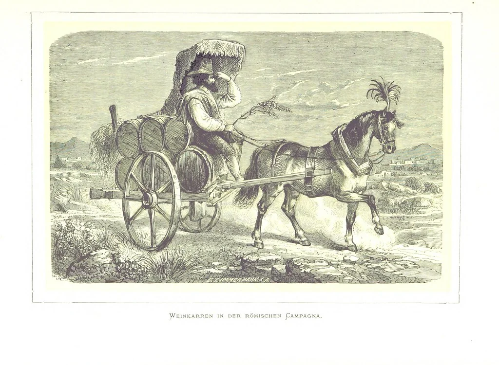 An illustration from Rom und seine Umgebung in Holzschnitten, nach Skizzen ... von C. Zimmermann mit erläuterndem Texte von Prof. Dr Kühne, 1870, leaf 175