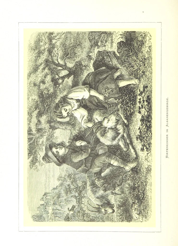 An illustration from Rom und seine Umgebung in Holzschnitten, nach Skizzen ... von C. Zimmermann mit erläuterndem Texte von Prof. Dr Kühne, 1870, leaf 186