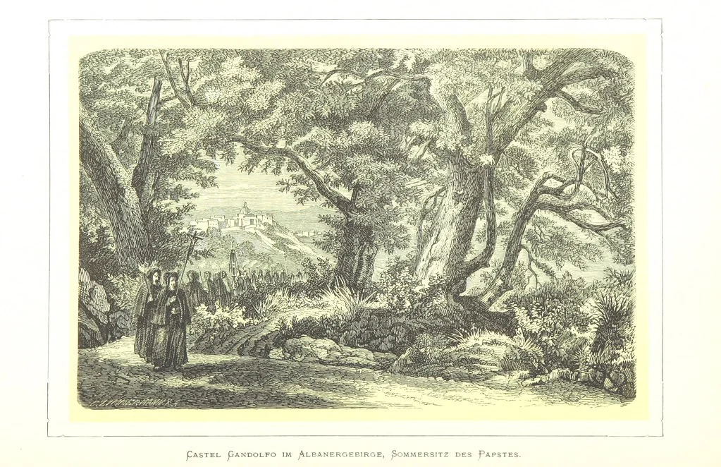 An illustration from Rom und seine Umgebung in Holzschnitten, nach Skizzen ... von C. Zimmermann mit erläuterndem Texte von Prof. Dr Kühne, 1870, leaf 190