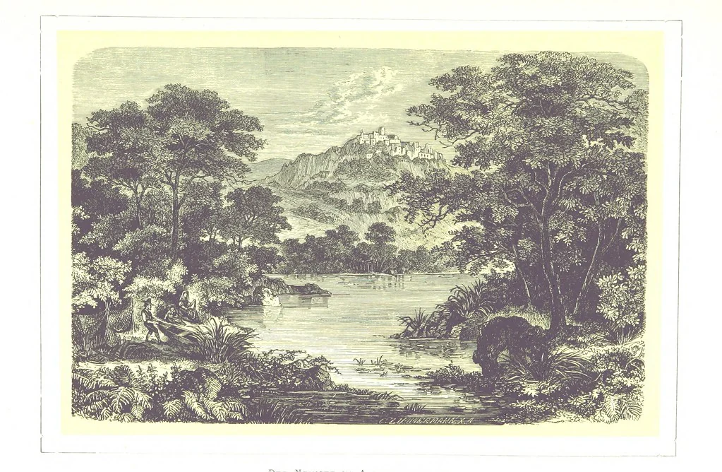 An illustration from Rom und seine Umgebung in Holzschnitten, nach Skizzen ... von C. Zimmermann mit erläuterndem Texte von Prof. Dr Kühne, 1870, leaf 197
