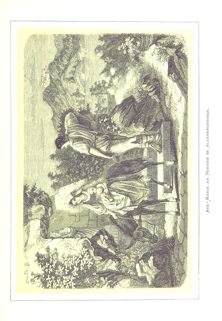 An illustration from Rom und seine Umgebung in Holzschnitten, nach Skizzen ... von C. Zimmermann mit erläuterndem Texte von Prof. Dr Kühne, 1870, leaf 201
