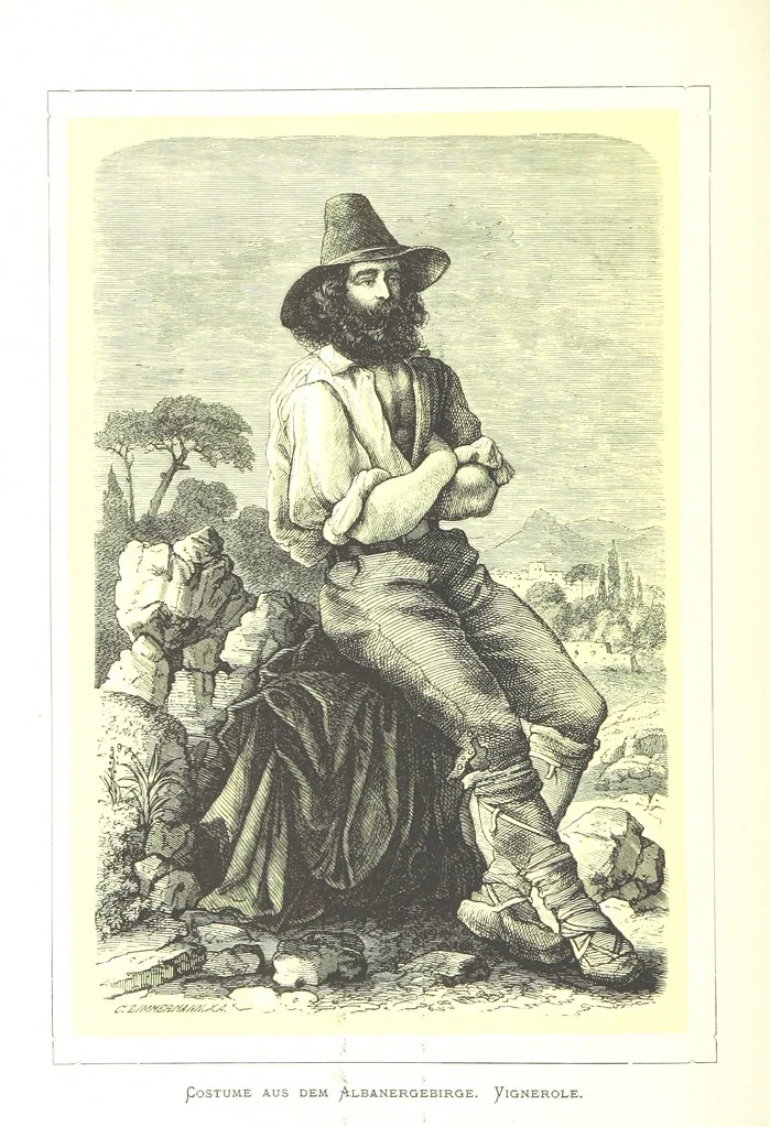 An illustration from Rom und seine Umgebung in Holzschnitten, nach Skizzen ... von C. Zimmermann mit erläuterndem Texte von Prof. Dr Kühne, 1870, leaf 204