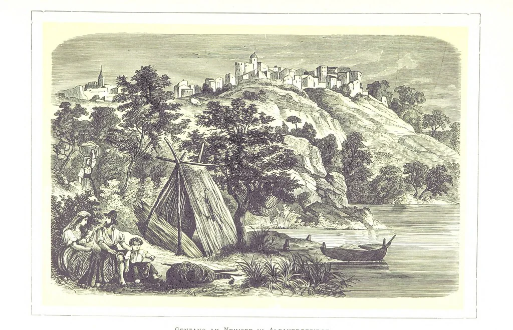 An illustration from Rom und seine Umgebung in Holzschnitten, nach Skizzen ... von C. Zimmermann mit erläuterndem Texte von Prof. Dr Kühne, 1870, leaf 213