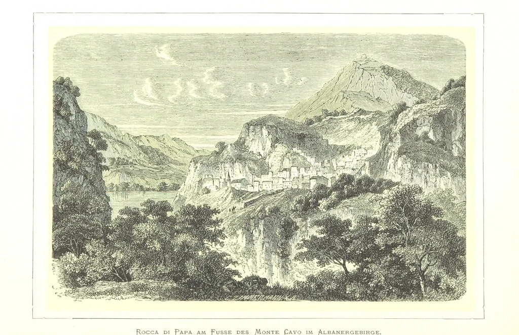 An illustration from Rom und seine Umgebung in Holzschnitten, nach Skizzen ... von C. Zimmermann mit erläuterndem Texte von Prof. Dr Kühne, 1870, leaf 216
