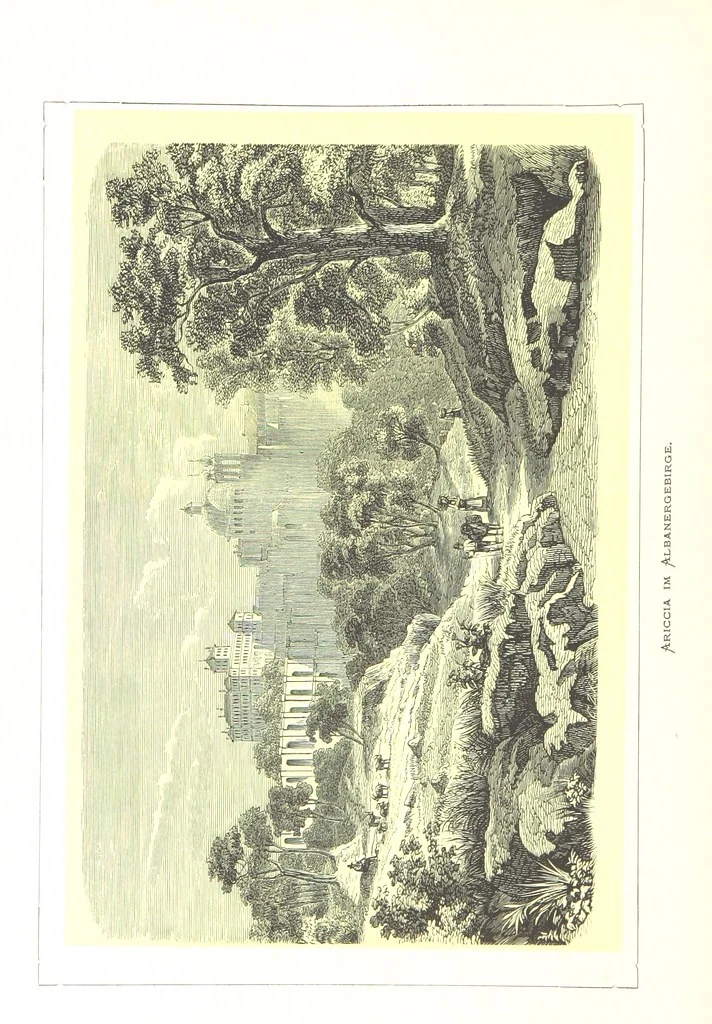 An illustration from Rom und seine Umgebung in Holzschnitten, nach Skizzen ... von C. Zimmermann mit erläuterndem Texte von Prof. Dr Kühne, 1870, leaf 226