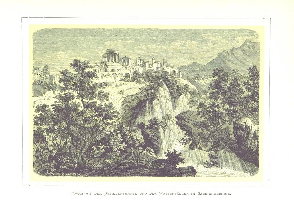 An illustration from Rom und seine Umgebung in Holzschnitten, nach Skizzen ... von C. Zimmermann mit erläuterndem Texte von Prof. Dr Kühne, 1870, leaf 231