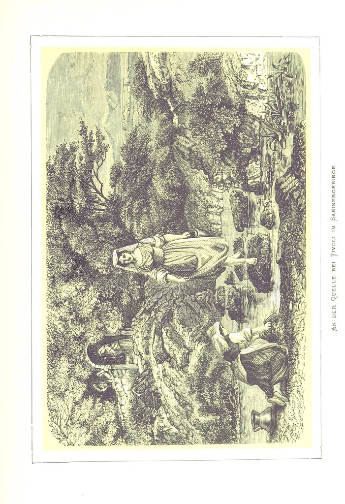 An illustration from Rom und seine Umgebung in Holzschnitten, nach Skizzen ... von C. Zimmermann mit erläuterndem Texte von Prof. Dr Kühne, 1870, leaf 241