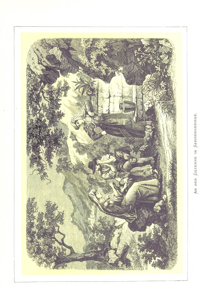 An illustration from Rom und seine Umgebung in Holzschnitten, nach Skizzen ... von C. Zimmermann mit erläuterndem Texte von Prof. Dr Kühne, 1870, leaf 251