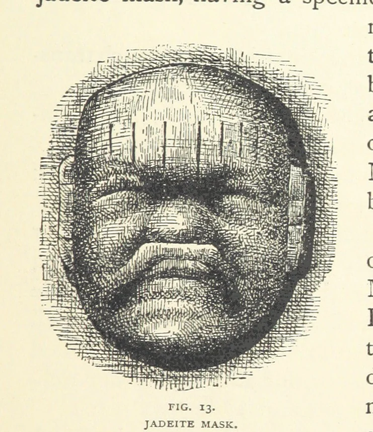 An illustration from Gems and Precious Stones of North America. A popular description of their occurrence, value, history, archæology, and of the collections in which they exist, also a chapter on pearls and on remarkable foreign gems owned in the United States. Illustrated, etc, 1890, leaf 351