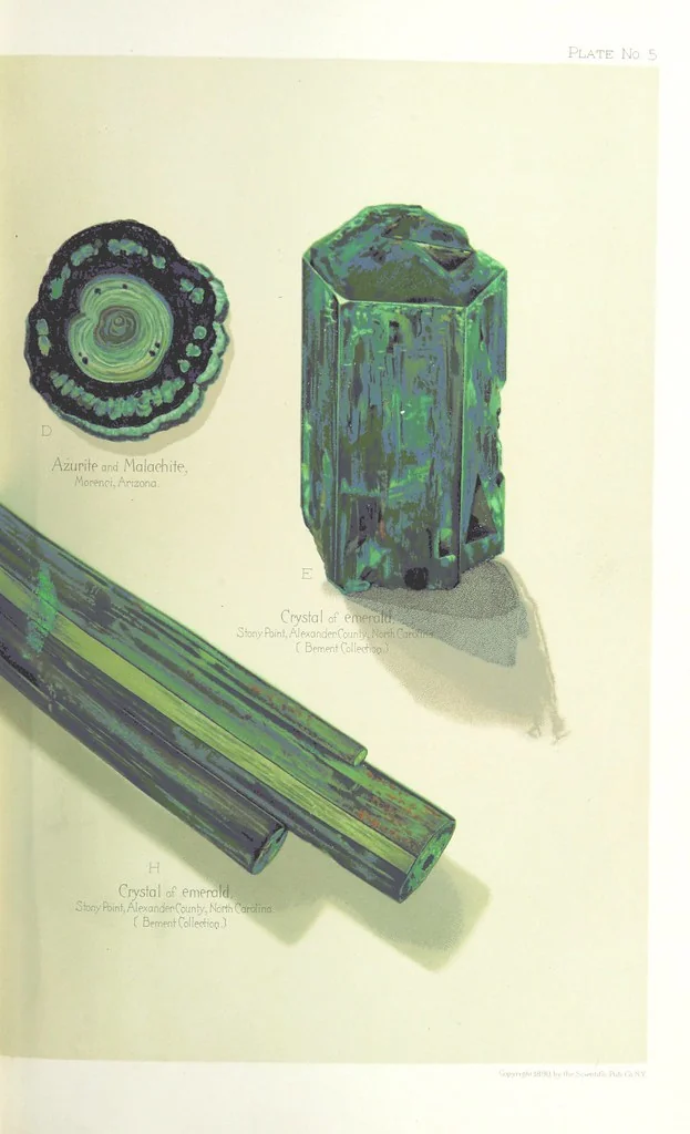 An illustration from Gems and precious stones of North America ... Second edition, with appendix, 1892, leaf 129