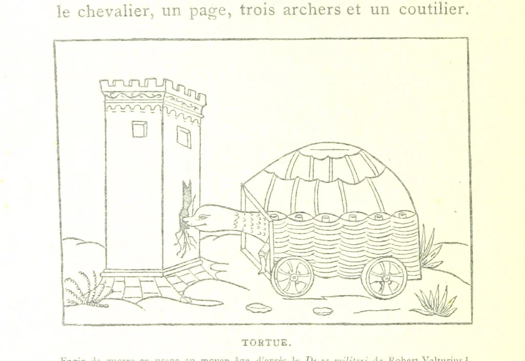 An illustration from Bergerac sous les Anglais. Essai historique sur le consulat et la communauté de Bergerac au moyen âge, 1893, leaf 124