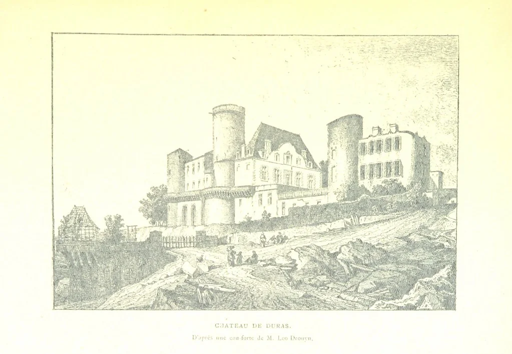 An illustration from Bergerac sous les Anglais. Essai historique sur le consulat et la communauté de Bergerac au moyen âge, 1893, leaf 159