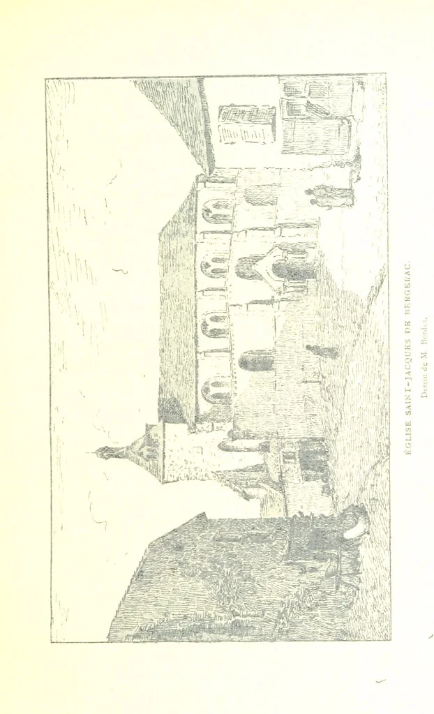 An illustration from Bergerac sous les Anglais. Essai historique sur le consulat et la communauté de Bergerac au moyen âge, 1893, leaf 29