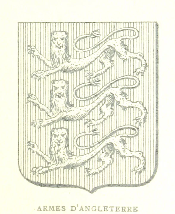 An illustration from Bergerac sous les Anglais. Essai historique sur le consulat et la communauté de Bergerac au moyen âge, 1893, leaf 39