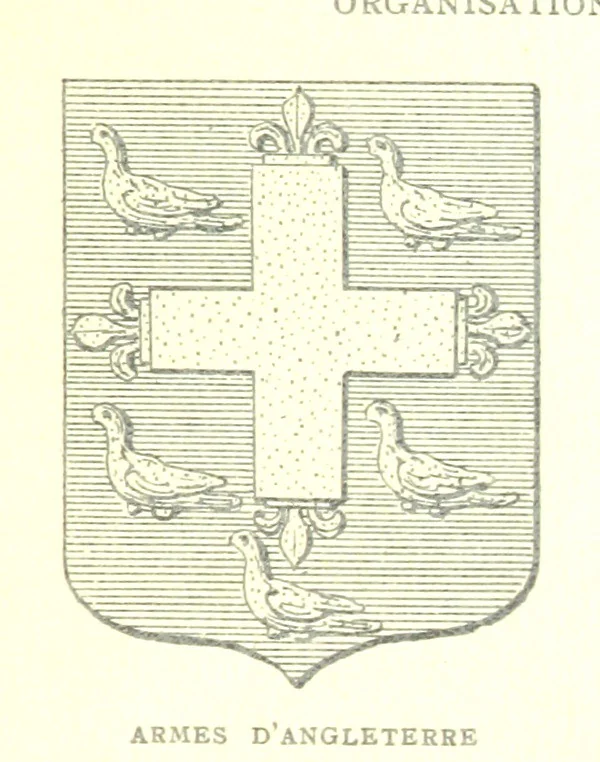 An illustration from Bergerac sous les Anglais. Essai historique sur le consulat et la communauté de Bergerac au moyen âge, 1893, leaf 39