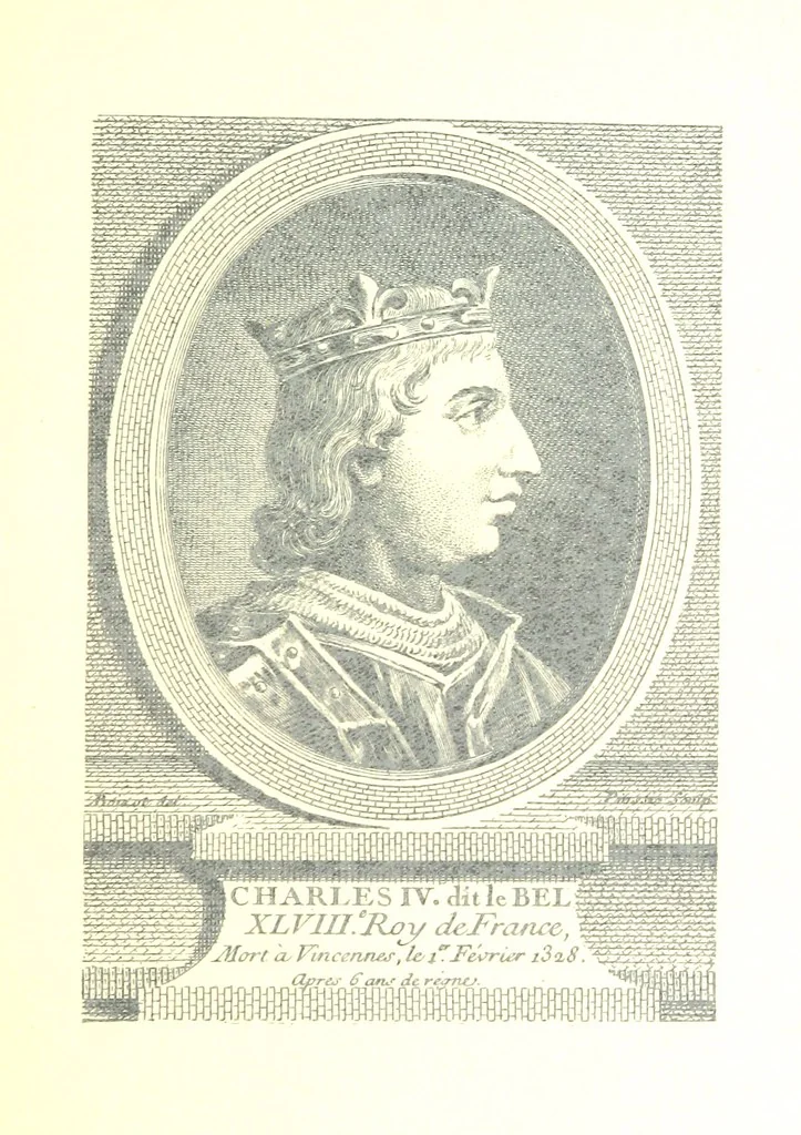 An illustration from Bergerac sous les Anglais. Essai historique sur le consulat et la communauté de Bergerac au moyen âge, 1893, leaf 41