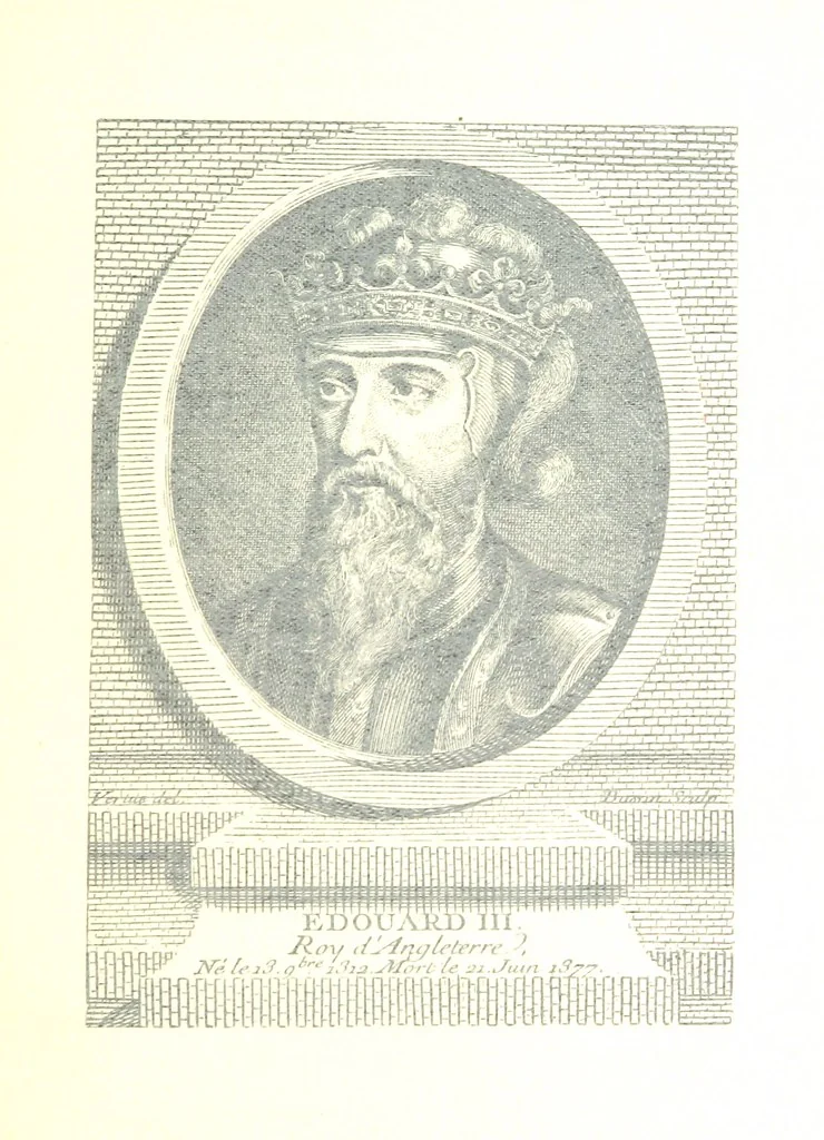 An illustration from Bergerac sous les Anglais. Essai historique sur le consulat et la communauté de Bergerac au moyen âge, 1893, leaf 51