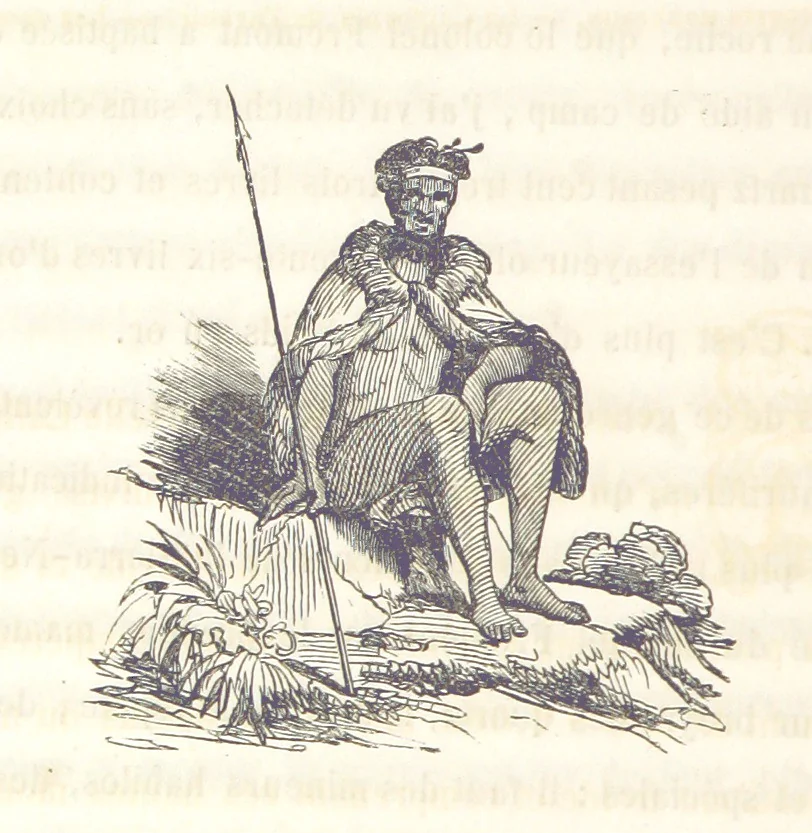 An illustration from Voyage aux pays aurifères, Afrique, Mexique, Californie, Pérou, Chili, Nouvelle-Calédonie, Australie, Russie ... illustré par J. B. Arnout, père, 1855, leaf 152
