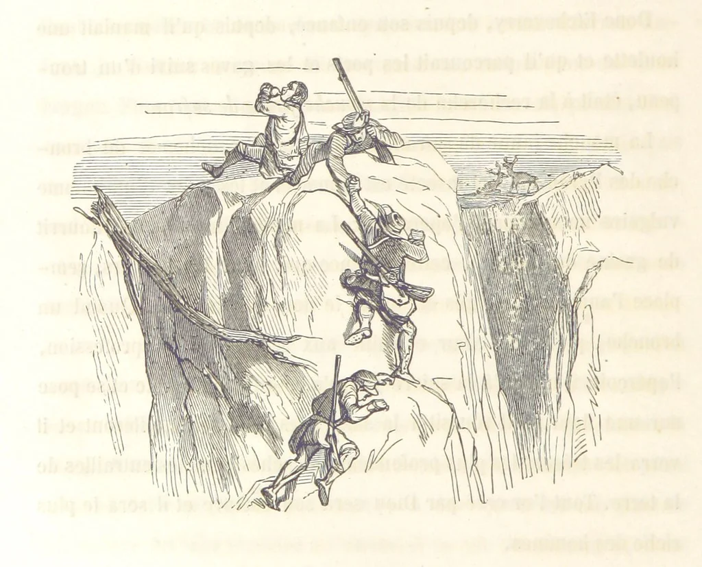 An illustration from Voyage aux pays aurifères, Afrique, Mexique, Californie, Pérou, Chili, Nouvelle-Calédonie, Australie, Russie ... illustré par J. B. Arnout, père, 1855, leaf 18