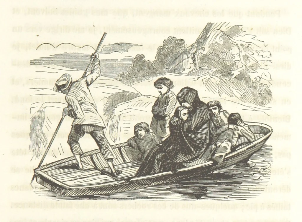 An illustration from Voyage aux pays aurifères, Afrique, Mexique, Californie, Pérou, Chili, Nouvelle-Calédonie, Australie, Russie ... illustré par J. B. Arnout, père, 1855, leaf 243