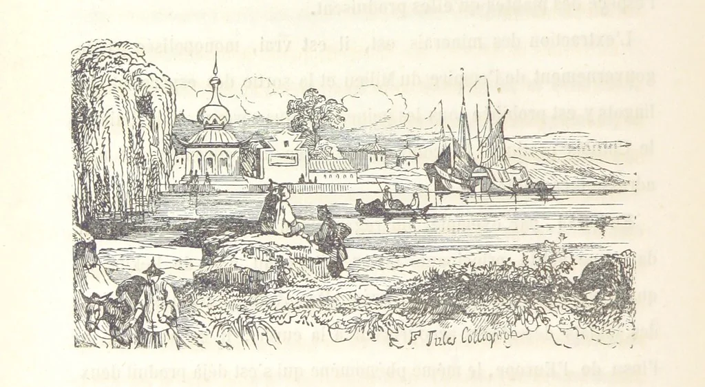 An illustration from Voyage aux pays aurifères, Afrique, Mexique, Californie, Pérou, Chili, Nouvelle-Calédonie, Australie, Russie ... illustré par J. B. Arnout, père, 1855, leaf 326