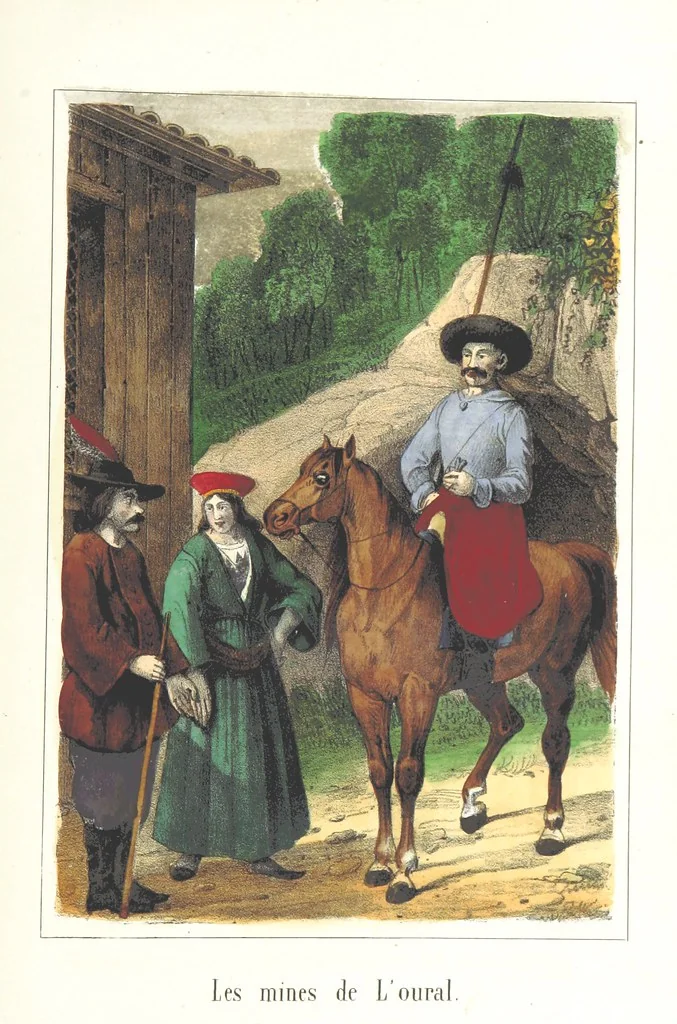 An illustration from Voyage aux pays aurifères, Afrique, Mexique, Californie, Pérou, Chili, Nouvelle-Calédonie, Australie, Russie ... illustré par J. B. Arnout, père, 1855, leaf 333