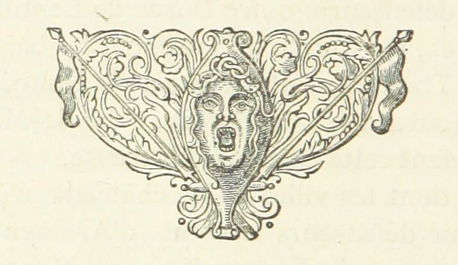 An illustration from Histoire générale de la Province de Quercy, publiée par ... L. Combarieu et F. Cangardel, 1883, leaf 148