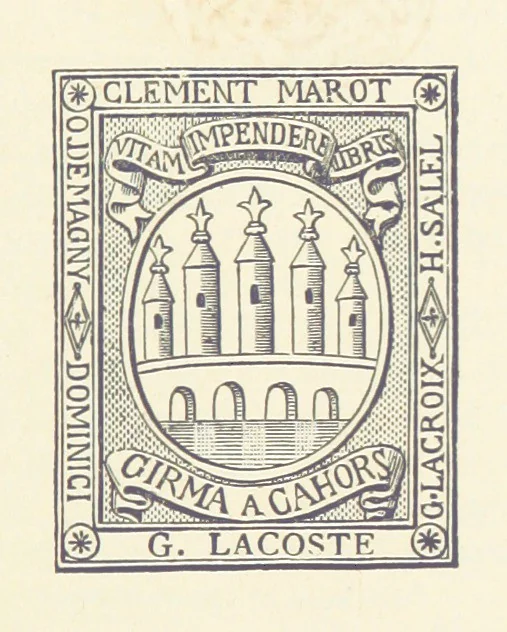 An illustration from Histoire générale de la Province de Quercy, publiée par ... L. Combarieu et F. Cangardel, 1883, leaf 9