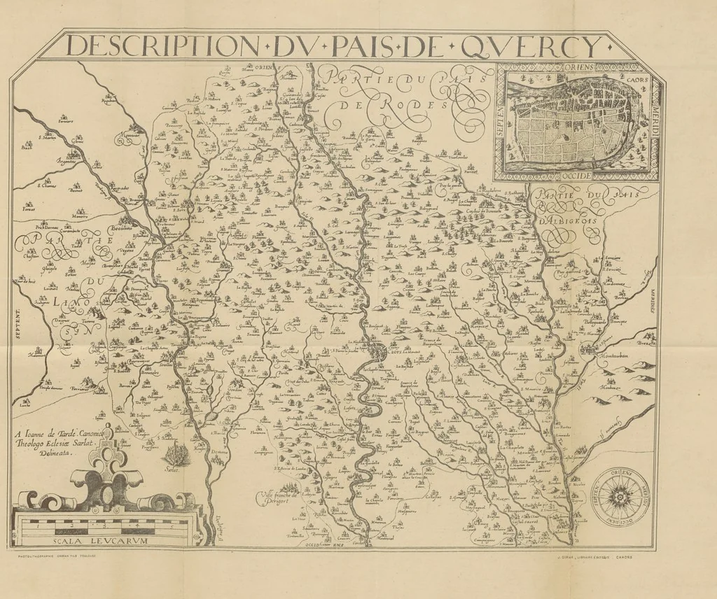 An illustration from Histoire générale de la Province de Quercy, publiée par ... L. Combarieu et F. Cangardel, 1883, leaf 939