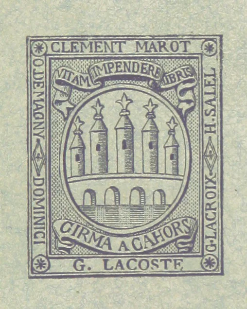An illustration from Histoire générale de la Province de Quercy, publiée par ... L. Combarieu et F. Cangardel, 1883, leaf 941