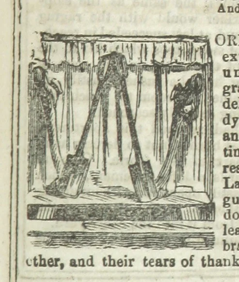 An illustration from Ernestine de Lacy, or the Robber's Foundling. An Old English Romance. By the author of “Angelina” ... etc., etc, 1854, leaf 157