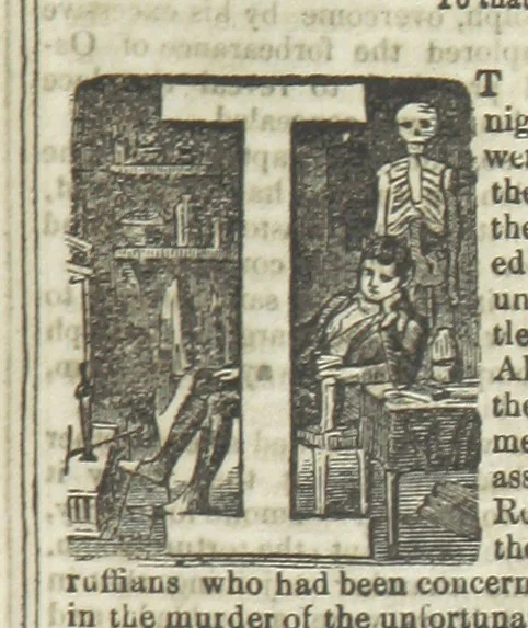 An illustration from Ernestine de Lacy, or the Robber's Foundling. An Old English Romance. By the author of “Angelina” ... etc., etc, 1854, leaf 47