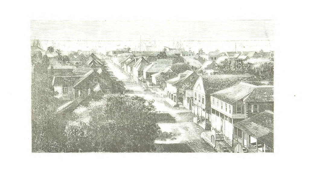 An illustration from De Paris a Guatémala. Notes de voyages au Centre-Amérique 1866-1875 ... Illustré de 35 planches. Dessins de M. E. A. Guillon, 1877, leaf 27