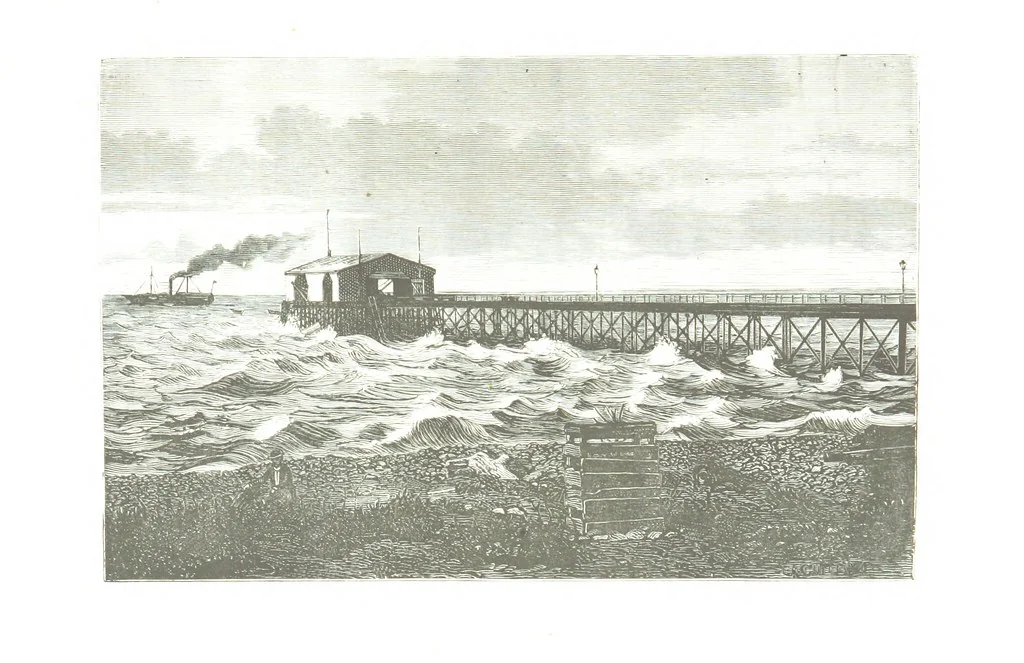 An illustration from De Paris a Guatémala. Notes de voyages au Centre-Amérique 1866-1875 ... Illustré de 35 planches. Dessins de M. E. A. Guillon, 1877, leaf 335
