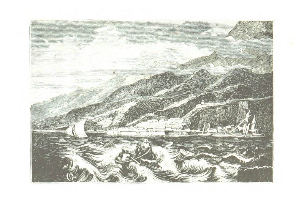 An illustration from De Paris a Guatémala. Notes de voyages au Centre-Amérique 1866-1875 ... Illustré de 35 planches. Dessins de M. E. A. Guillon, 1877, leaf 363