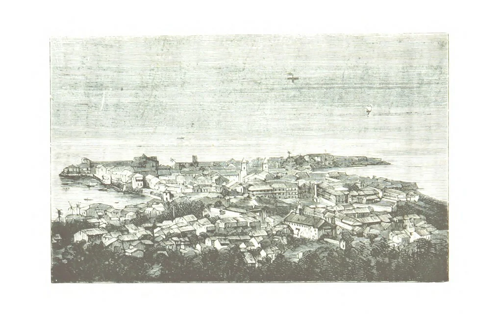 An illustration from De Paris a Guatémala. Notes de voyages au Centre-Amérique 1866-1875 ... Illustré de 35 planches. Dessins de M. E. A. Guillon, 1877, leaf 47