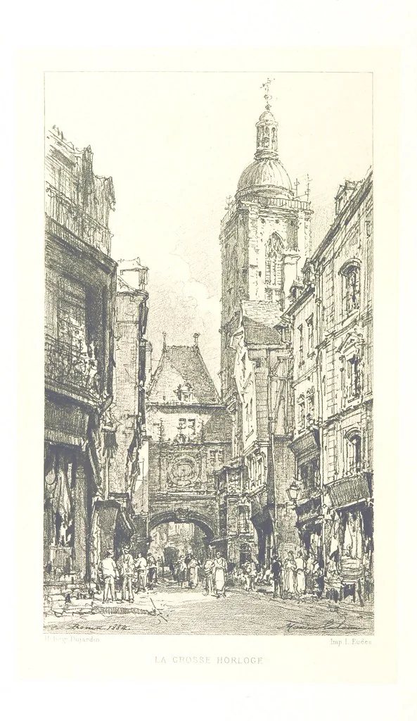 An illustration from Rouen pittoresque ... Dessins par M. Lalanne. Texte par Allais, C. de Beaurepaire, Dubosc, Félix, Hédou, H. de Lapommeraye, 1886, leaf 146