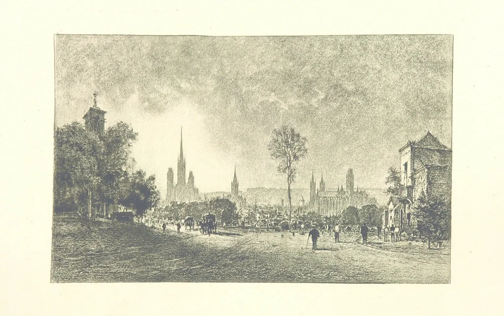 An illustration from Rouen pittoresque ... Dessins par M. Lalanne. Texte par Allais, C. de Beaurepaire, Dubosc, Félix, Hédou, H. de Lapommeraye, 1886, leaf 22