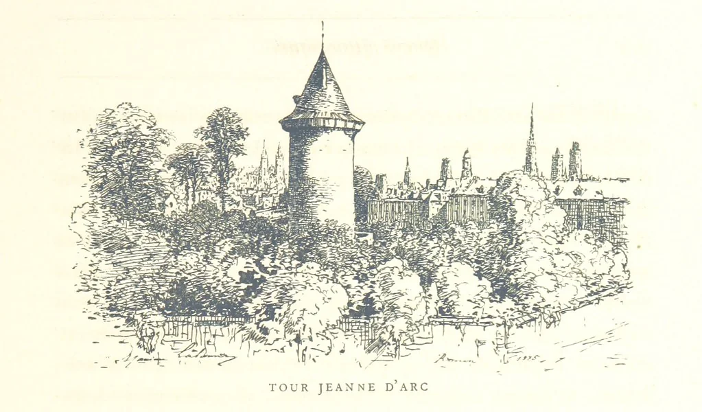 An illustration from Rouen pittoresque ... Dessins par M. Lalanne. Texte par Allais, C. de Beaurepaire, Dubosc, Félix, Hédou, H. de Lapommeraye, 1886, leaf 225