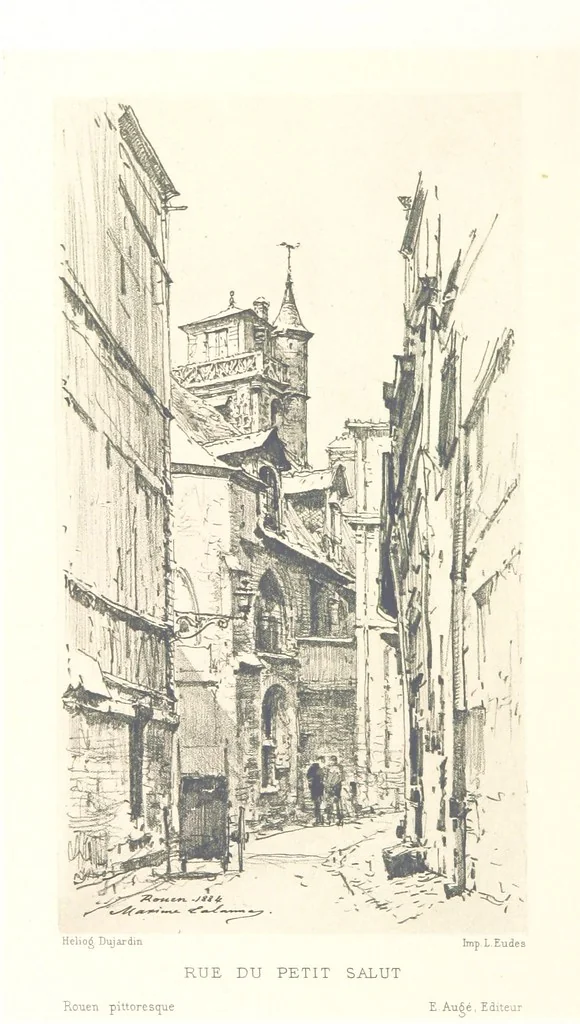 An illustration from Rouen pittoresque ... Dessins par M. Lalanne. Texte par Allais, C. de Beaurepaire, Dubosc, Félix, Hédou, H. de Lapommeraye, 1886, leaf 270