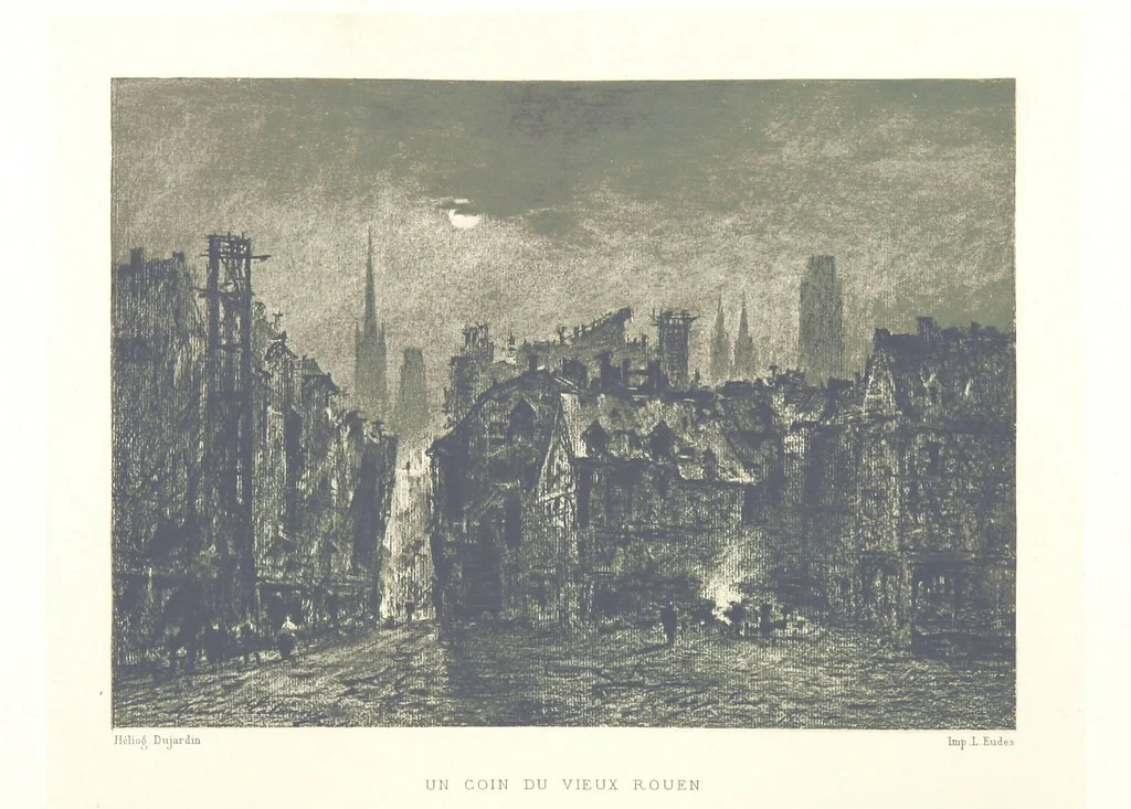 An illustration from Rouen pittoresque ... Dessins par M. Lalanne. Texte par Allais, C. de Beaurepaire, Dubosc, Félix, Hédou, H. de Lapommeraye, 1886, leaf 36